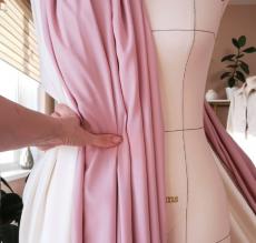 Модал плательно-блузочный Розовый парфе 18 см FS5596